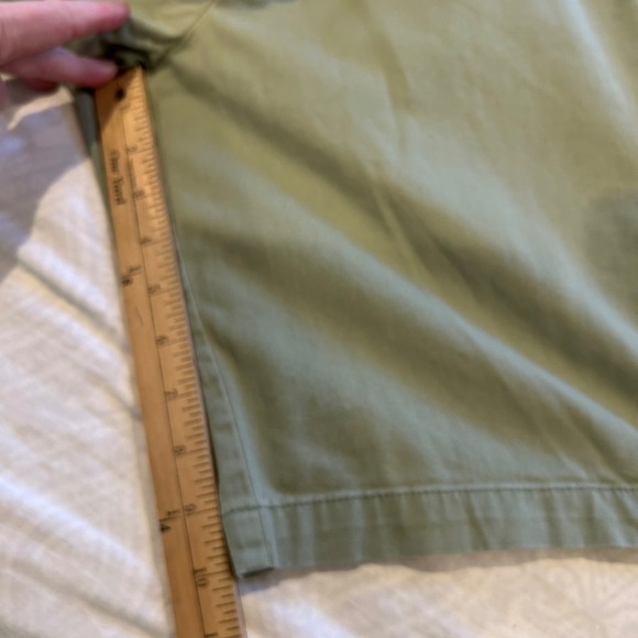 Banana‎ Republic Emerson Short Khaki Chino Flat Front Mens Size 33 Green - Picture 5 of 6